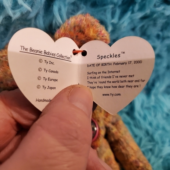 SPECKLES Ty Beanie Babies  **Retired** Clubby III - Picture 3 of 5